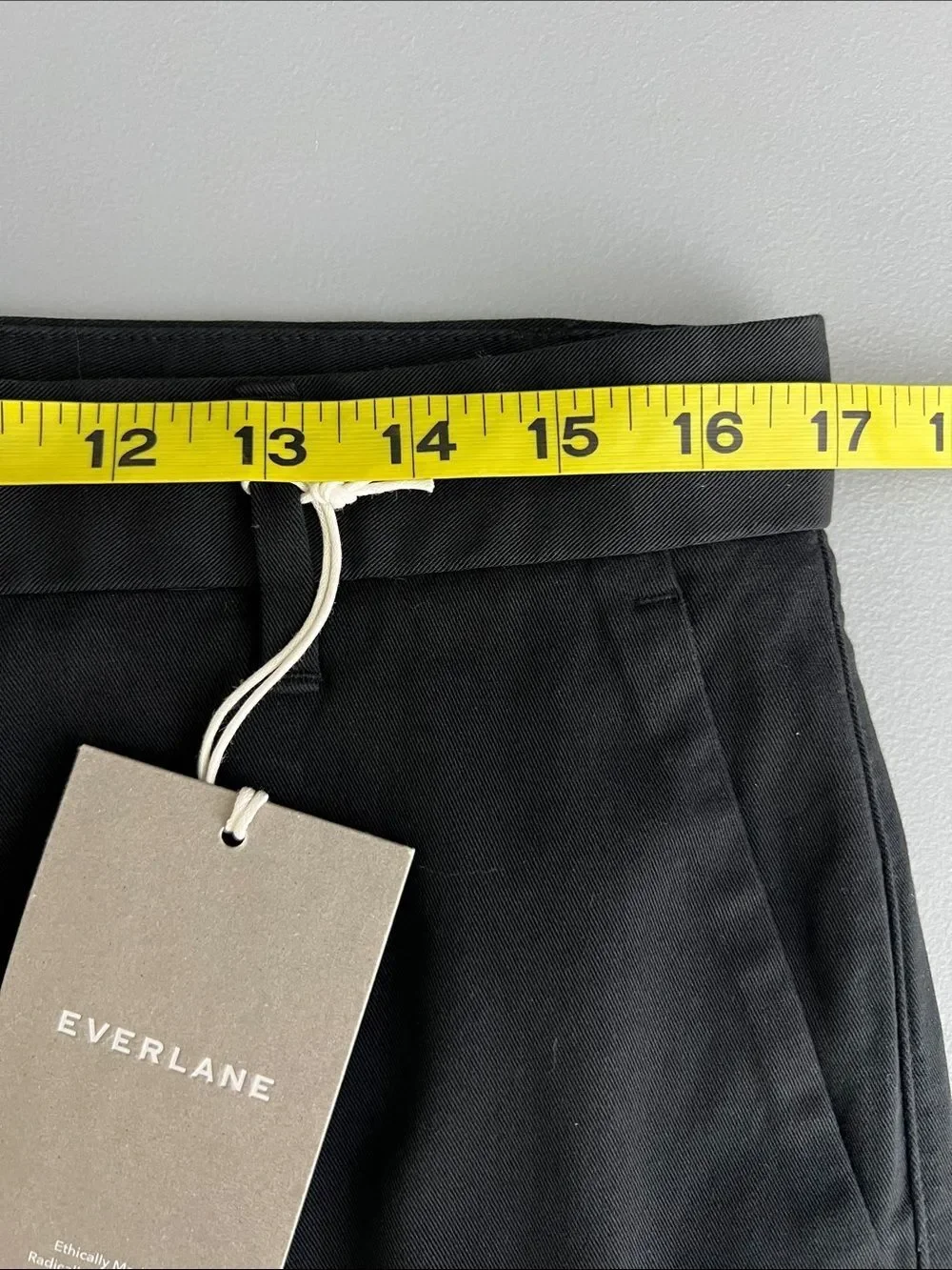 New Everlane THE PERFORMANCE CHINO Slim Fit in Black Size 33 X 34